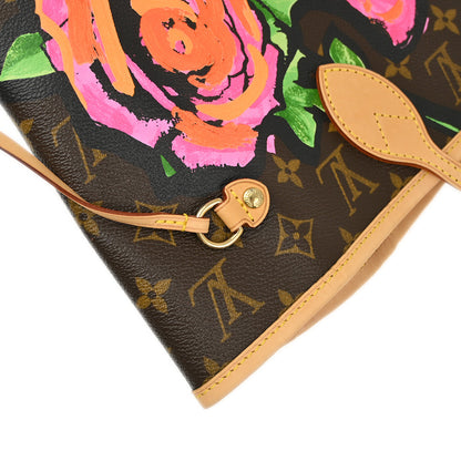 Louis Vuitton Monogram Rose Neverfull MM Shoulder Tote Bag M48613