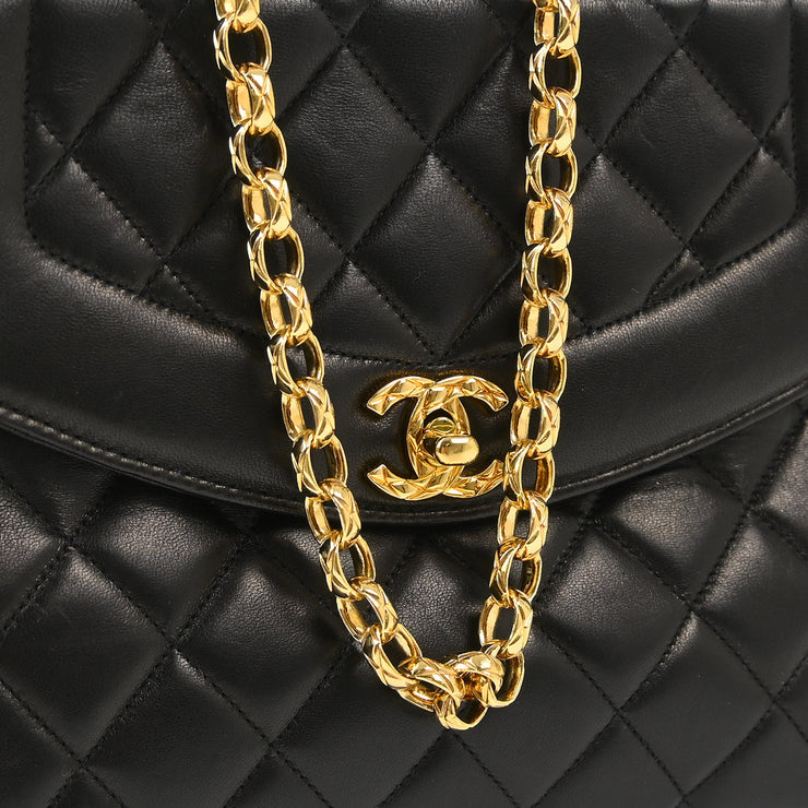 Chanel Black Lambskin Camera Bag Small