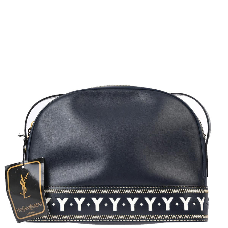 Yves Saint Laurent Navy Shoulder Bag