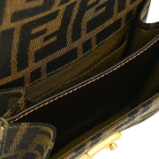 Fendi Brown Zucca Shoulder Bag