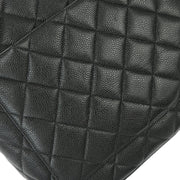 Chanel Black Caviar Medallion Tote Handbag