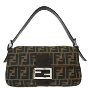 Fendi Brown Zucca Baguette Handbag