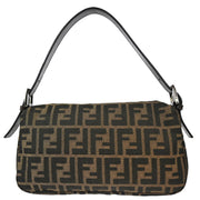 Fendi Brown Zucca Baguette Handbag