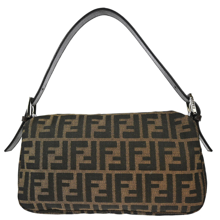 Fendi Brown Zucca Baguette Handbag