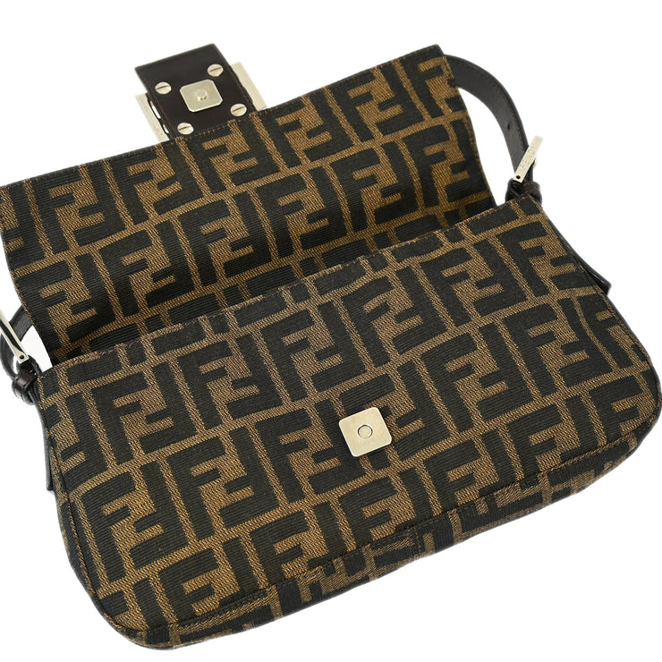 Fendi Brown Zucca Baguette Handbag