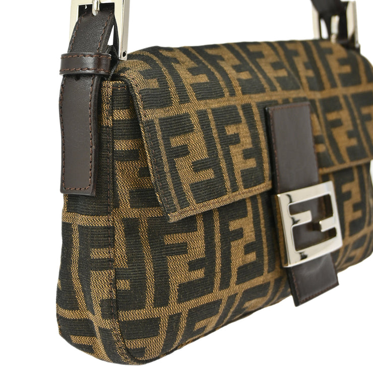 Fendi Brown Zucca Baguette Handbag