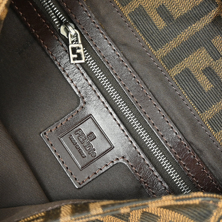 Fendi Brown Zucca Baguette Handbag