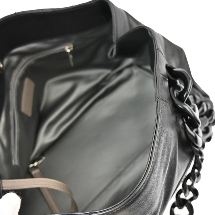 Chanel Black Lambskin Luxury Tote Bag