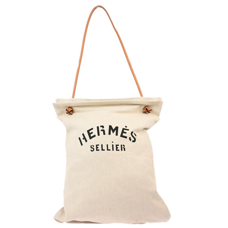 Hermes Beige Toile Chevrons Aline GM Shoulder Bag