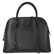 Hermes Black Swift Bolide 31 2way Shoulder Handbag