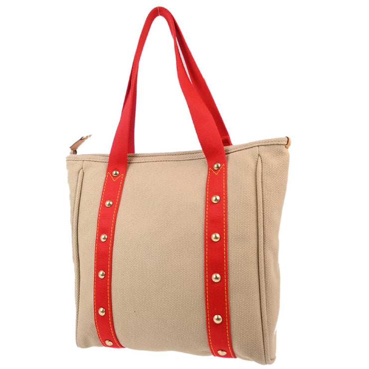 Louis Vuitton Beige Antigua Cabas MM Tote Bag M40035