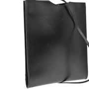 Hermes Black Box Calf Onimaitou Shoulder Bag Pochette