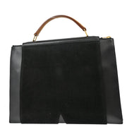 Hermes * Black Gulliver Doblis Lizard President Briefcase