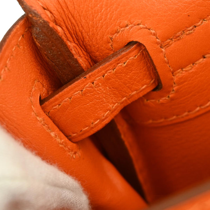 Hermes Orange Gulliver Kelly A Dos PM Backpack