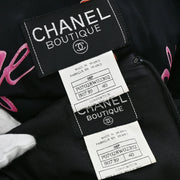 Chanel 1996 Setup Suit Jacket Skirt Black 96P #40