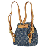 Louis Vuitton 2006 Blue Monogram Denim Sac a Dos PM Backpack M95057