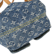 Louis Vuitton 2006 Blue Monogram Denim Sac a Dos PM Backpack M95057