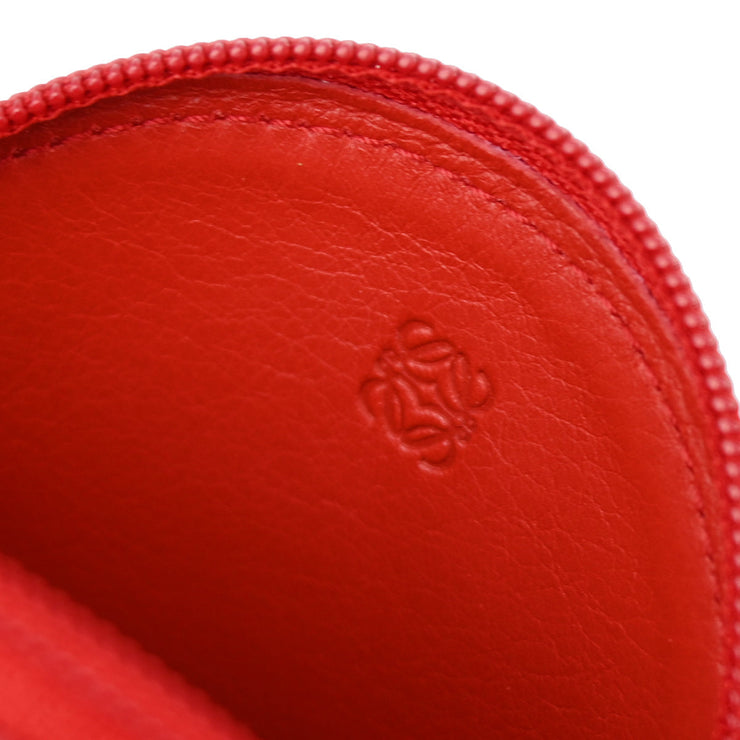 Loewe Red Coin Purse Wallet