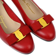 Salvatore Ferragamo * Red Vara Bow Shoes Pumps