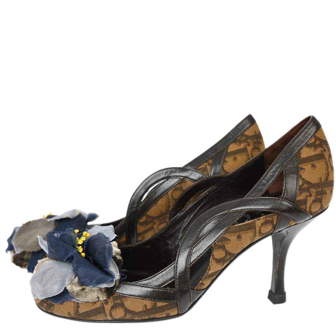 Christian Dior * Brown Trotter Pumps Shoes #34 – AMORE
