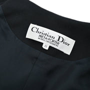 Christian Dior Collarless Jacket Black