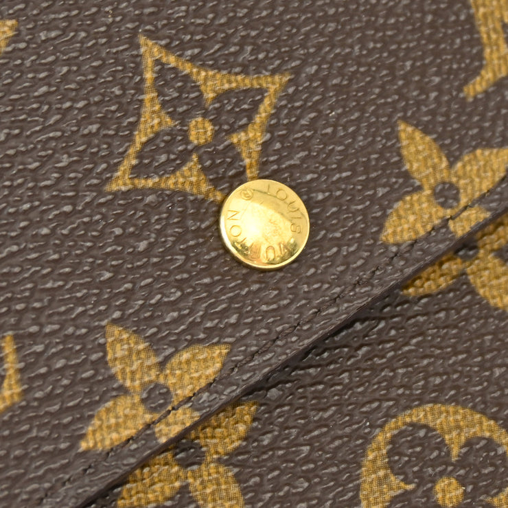 Louis Vuitton Monogram Porte Tresor Etui Papier Wallet M61202