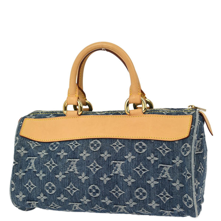 Louis Vuitton Blue Monogram Denim Neo Speedy Handbag M95019