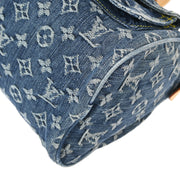 Louis Vuitton 2005 Blue Monogram Denim Neo Speedy Handbag M95019