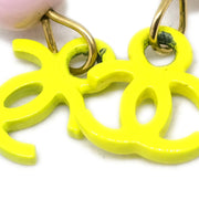 Chanel Dangle Earrings Clip-On Yellow 03S