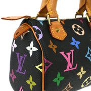 Louis Vuitton Black Multicolor Mini Speedy Handbag M92644