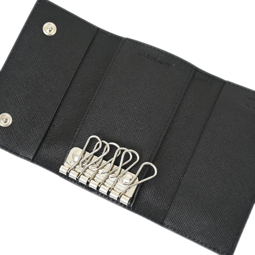 PRADA　ブラックアクセサリーケース Prada Black Six Hook Key Case Small Good – AMORE Vintage Tokyo