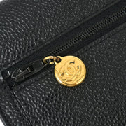 Chanel Black Caviar WOC Chain Shoulder Wallet Bag