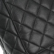 Chanel Black Caviar Medallion Tote Handbag