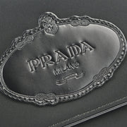 Prada Black Nylon Trifold Wallet