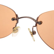 Chanel Sunglasses Eyewear Brown Small Good