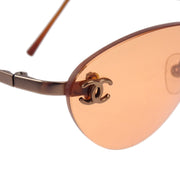 Chanel Sunglasses Eyewear Brown Small Good