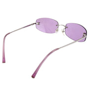 Chanel Sunglasses Eyewear Purple Small Good