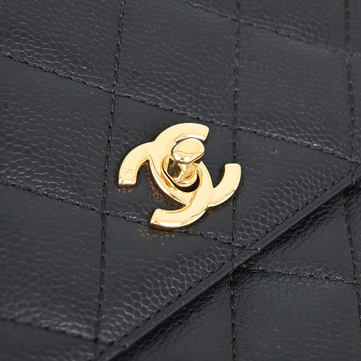 Chanel Black Caviar Kelly Handbag