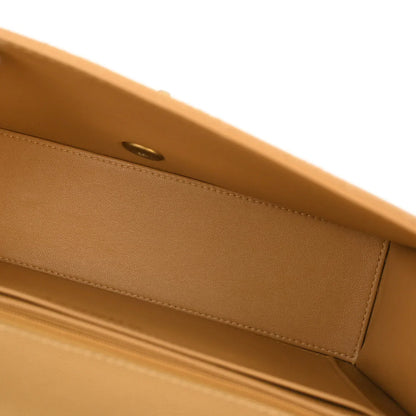 Chanel Beige Caviar Medium Classic Single Flap Shoulder Bag