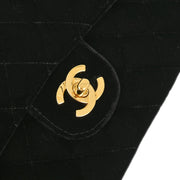 Chanel Black Velvet Backpack