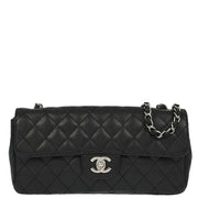 Chanel Black Caviar East West Shoulder Bag