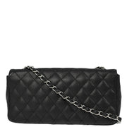 Chanel Black Caviar East West Shoulder Bag