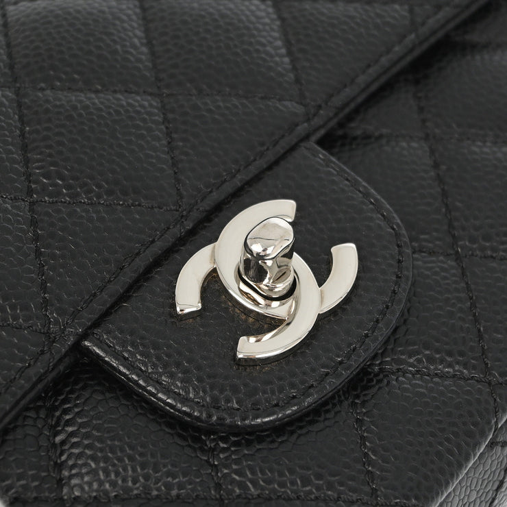 Chanel Black Caviar East West Shoulder Bag