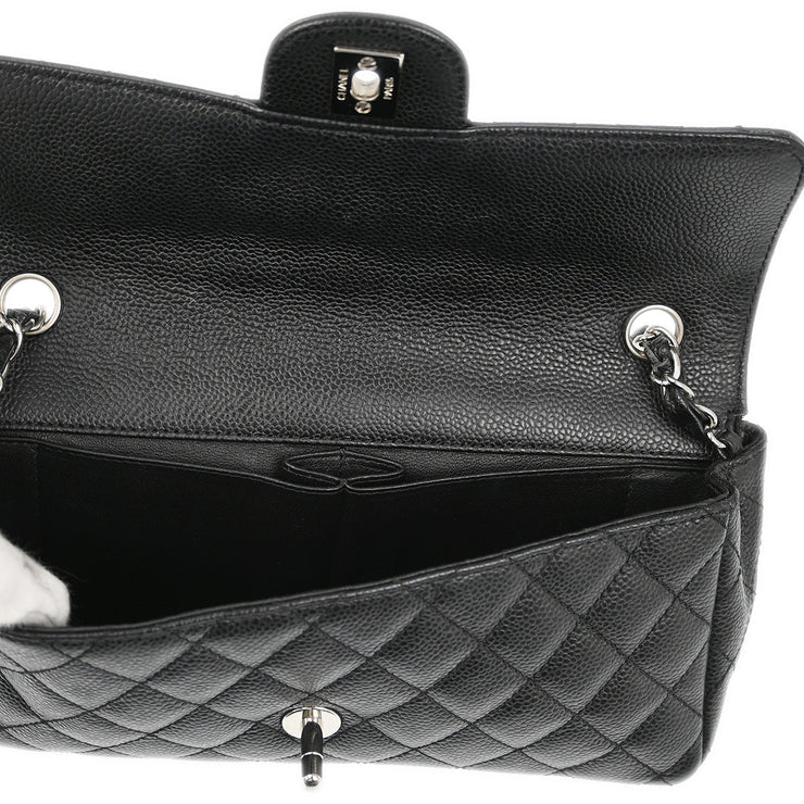 Chanel Black Caviar East West Shoulder Bag