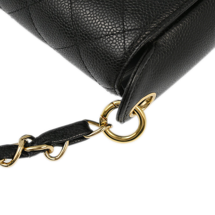 Chanel Black Caviar Chain Shoulder Bag