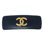 Chanel Hair Clip Hairpin Barrette Black 51