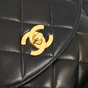 Chanel Black Lambskin Large Duma Backpack