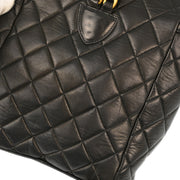 Chanel Black Lambskin Large Duma Backpack