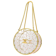 Chanel * Gold Clear Acrylic Beaded Basket Handbag