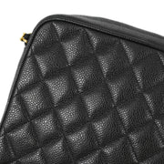 Chanel Black Caviar Camera Bag Small